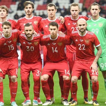 Russian national football team leaves for Austria