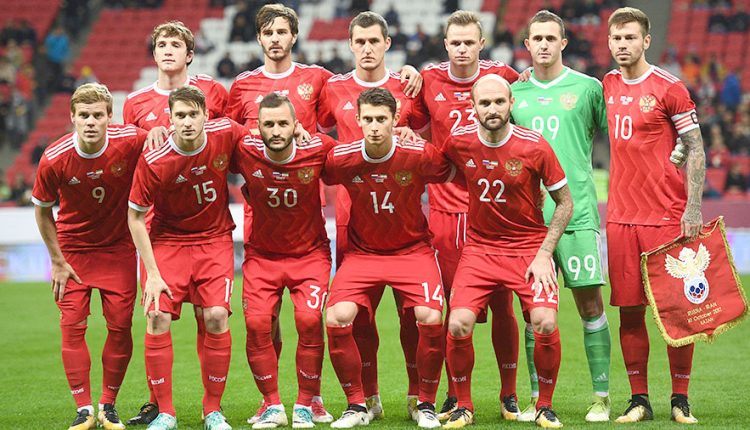 Russian national football team leaves for Austria